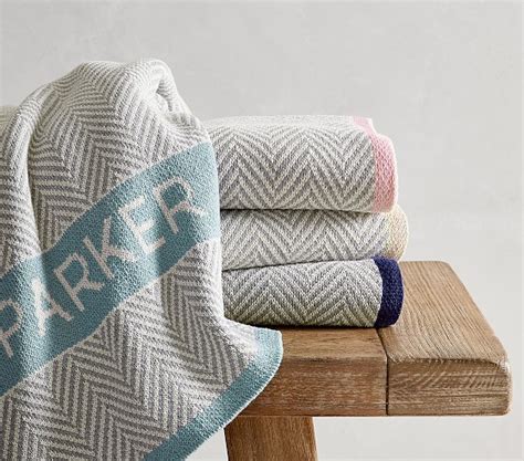 pottery barn blanket|personalized blanket pottery barn.